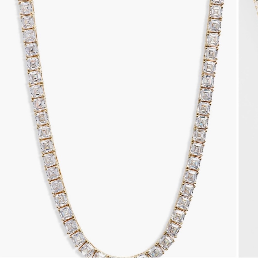 Melinda Maria Gold and Silver Necklace with Modern Elegance